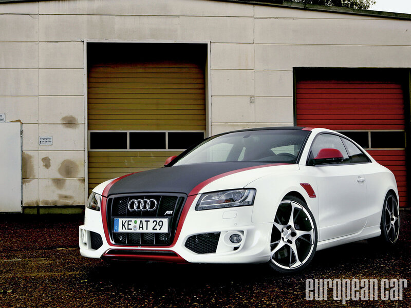 White Audi Coupe — Neutral