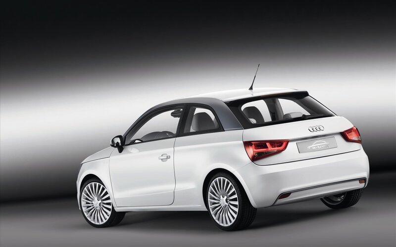 White Audi e-tron Concept