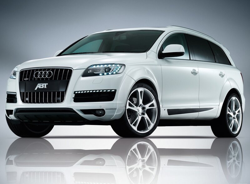 White Audi Q7 with ABT tuning
