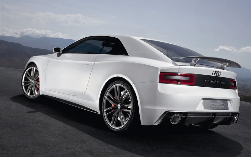 White Audi Quattro Concept