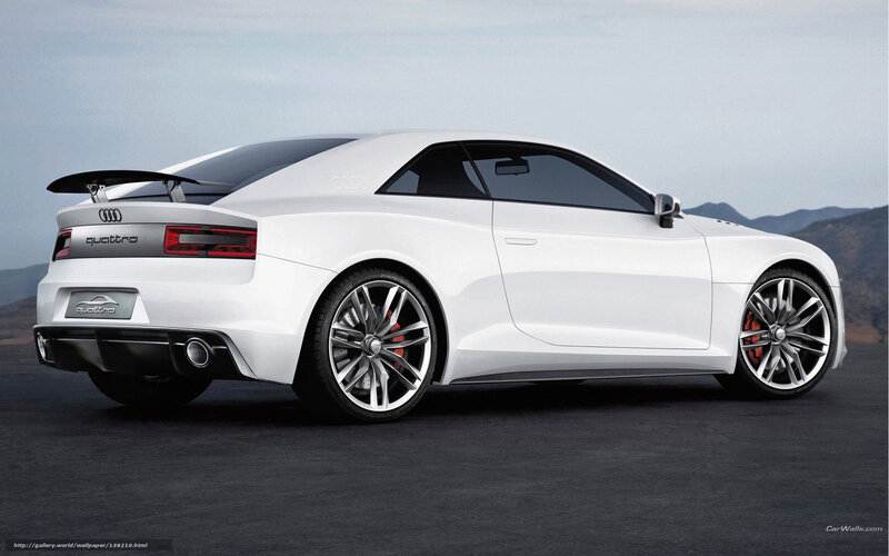 White Audi Quattro Concept