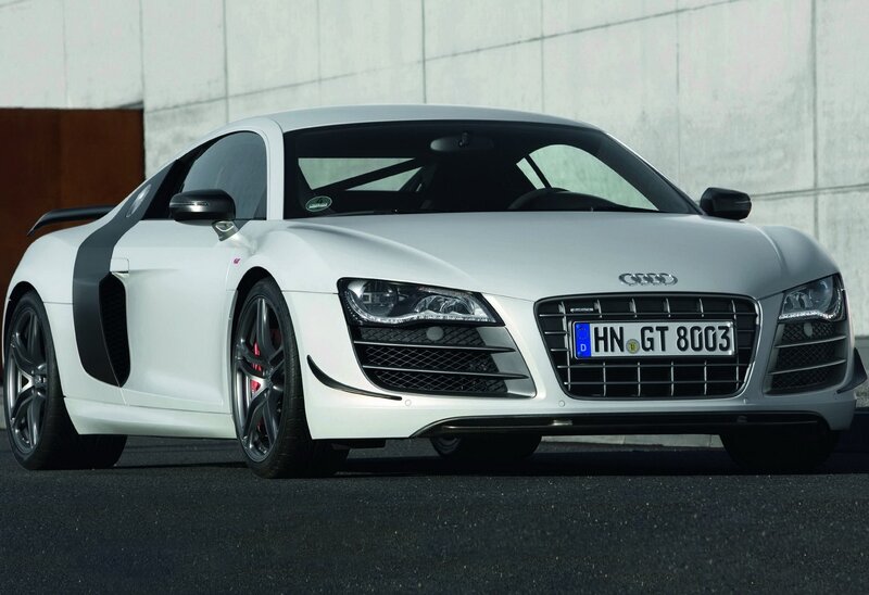 White Audi R8 GT — Dramatic, Afternoon
