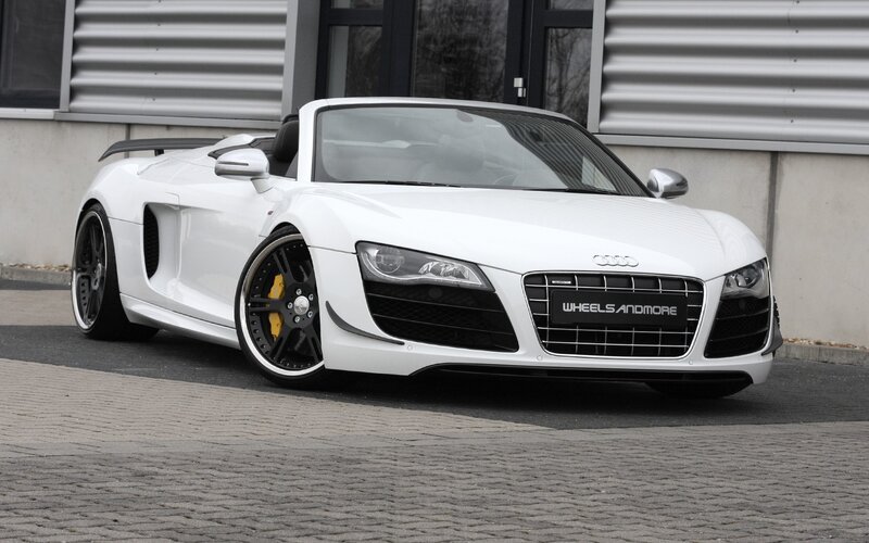 White Audi R8 Spyder — Neutral, Photograph