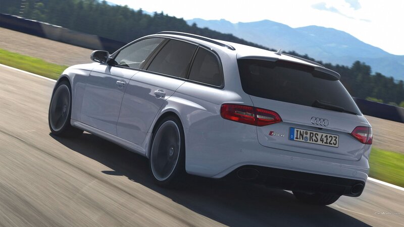 White Audi Rs4 Car