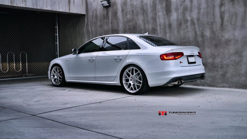 White Audi S4 Sedan — Urban