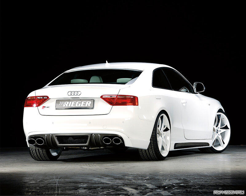 white audi s5 by rieger