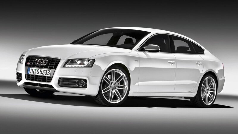 white audi s5 sedan