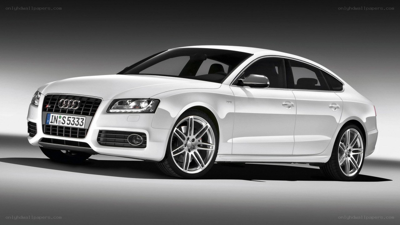 white audi s5 sedan