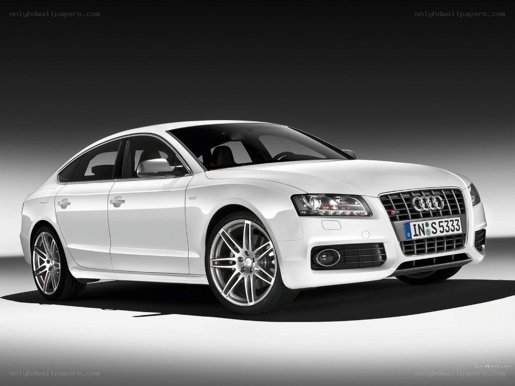 white audi s5 sedan