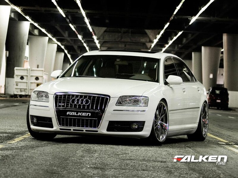 White Audi Sedan