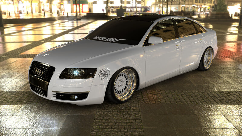 White Audi Sedan — Urban