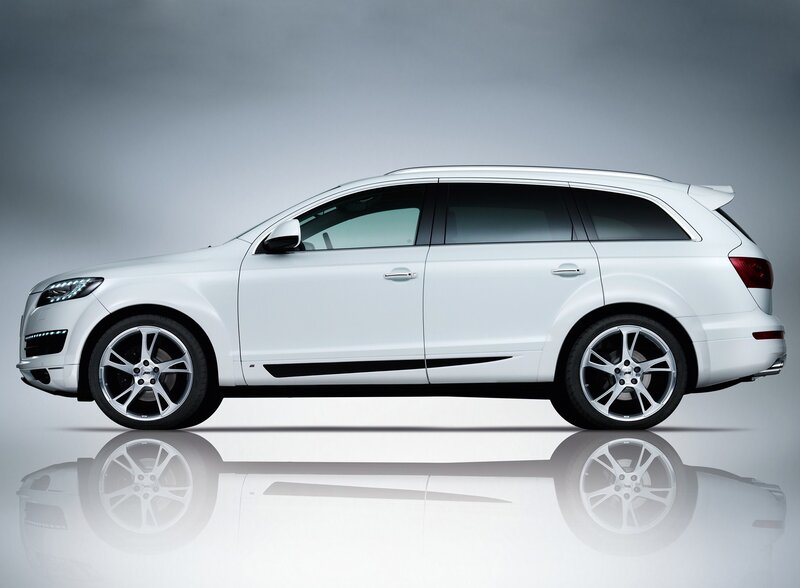 white audi station wagon