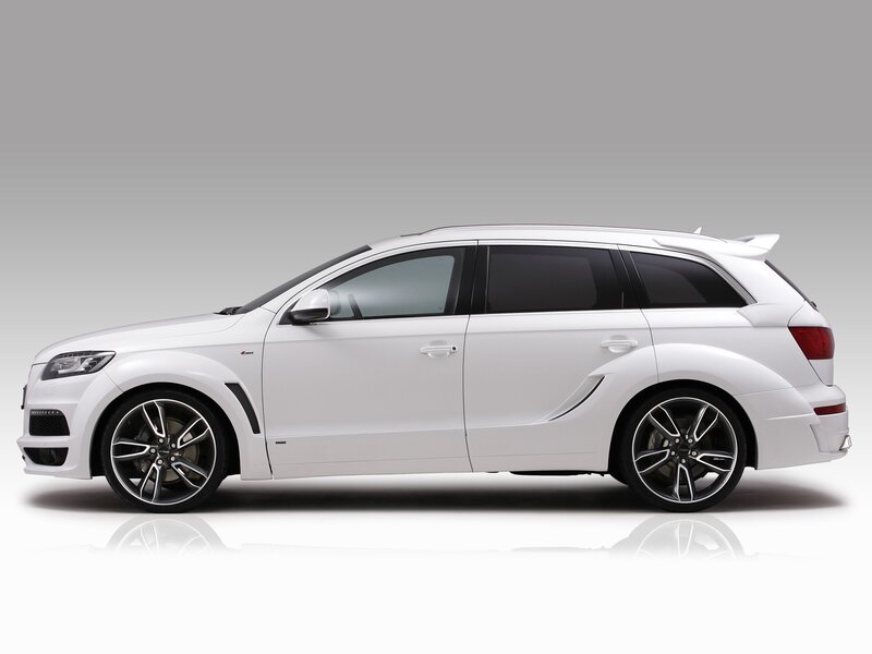 white audi station wagon