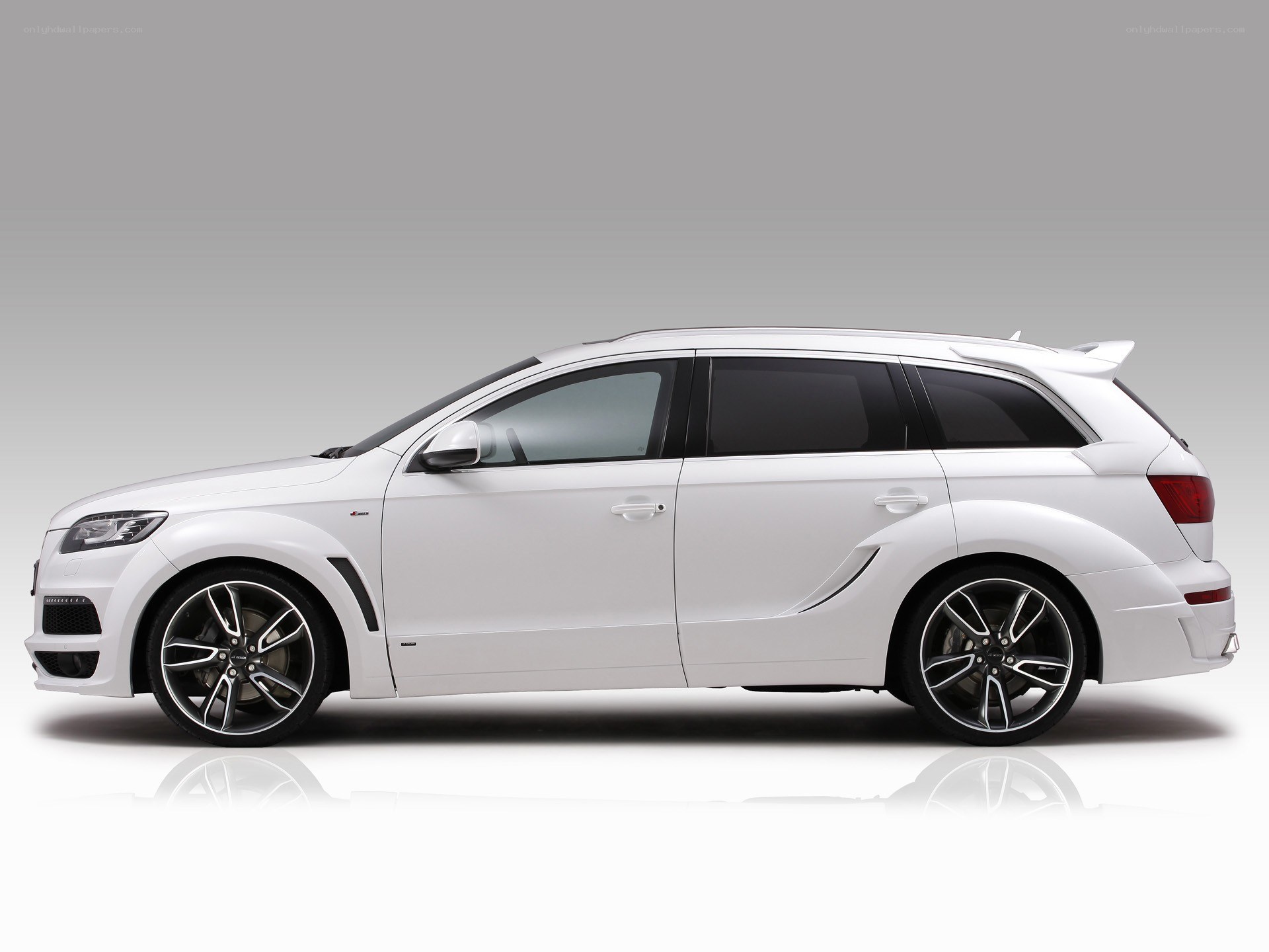 white audi station wagon