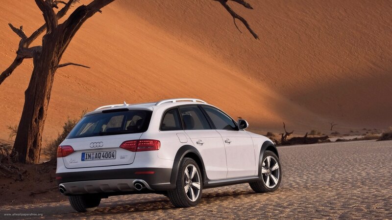 White Audi Station Wagon — Desolate
