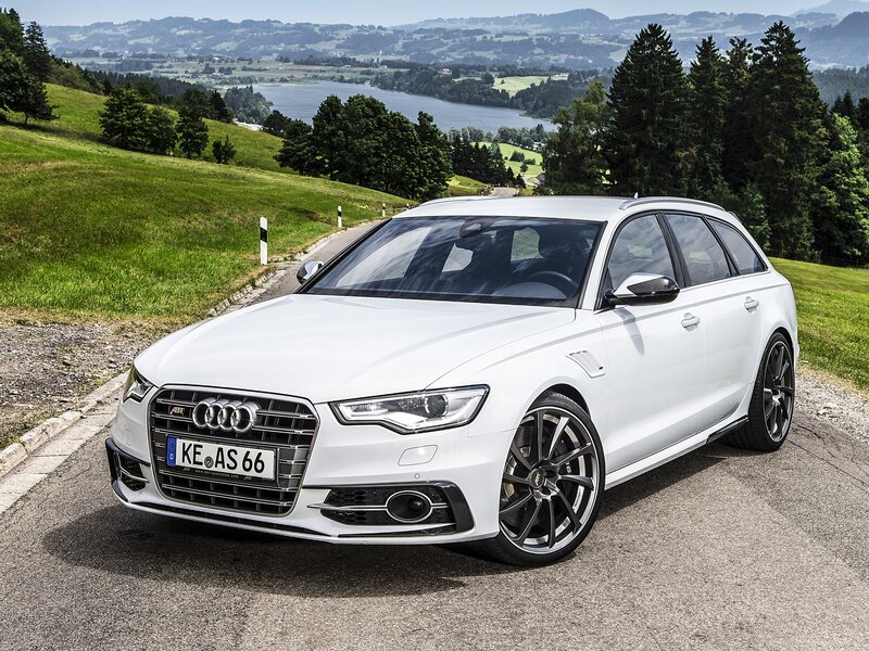 White Audi Station Wagon — Serene