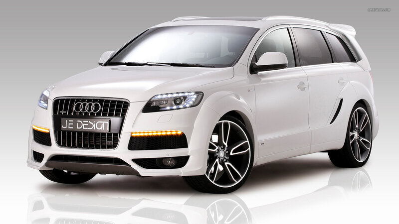 White Audi Suv — Neutral, 3d Render