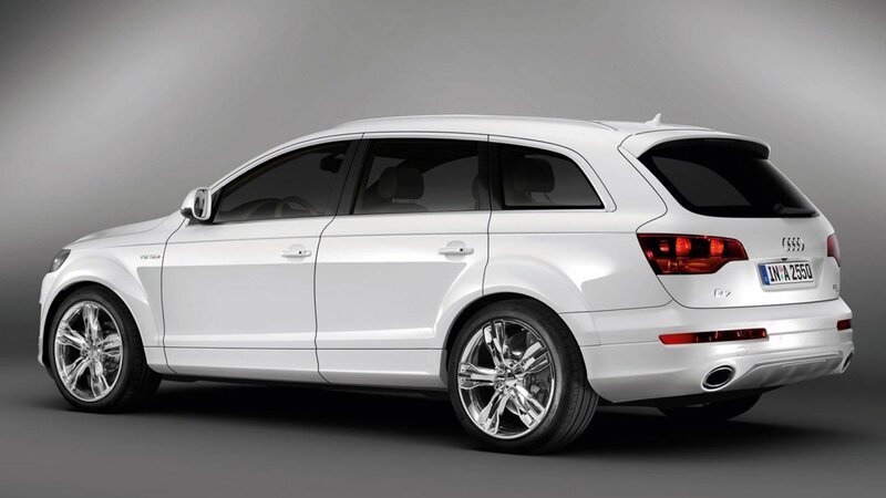 White Audi Suv — Neutral, Photograph, Car