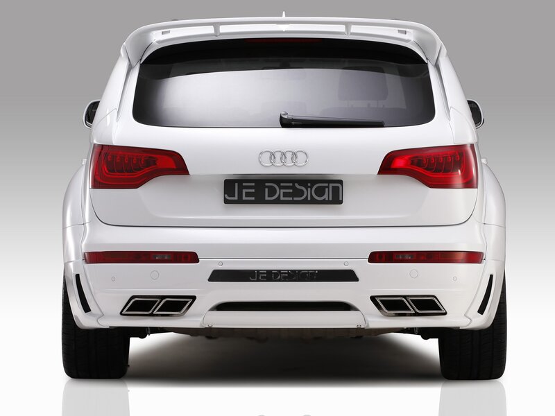 white audi suv rear view