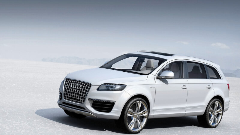White Audi Suv — Serene