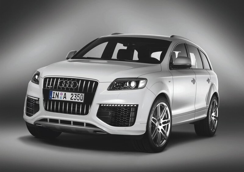 white audi suv