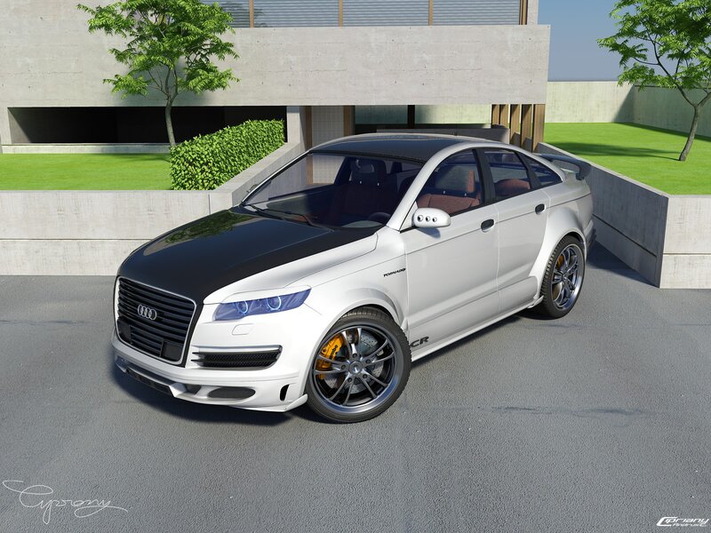 White Audi Tornado CR