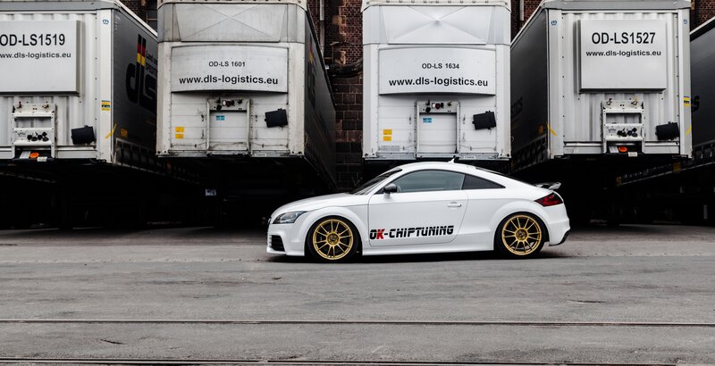 White Audi Tt Car — Industrial