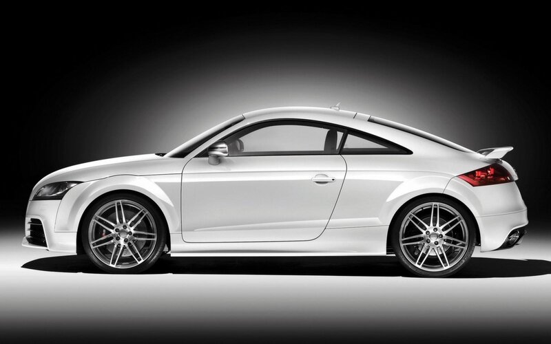 White Audi Tt Coupe — Dramatic, Photograph, Car, Wheels, Taillight