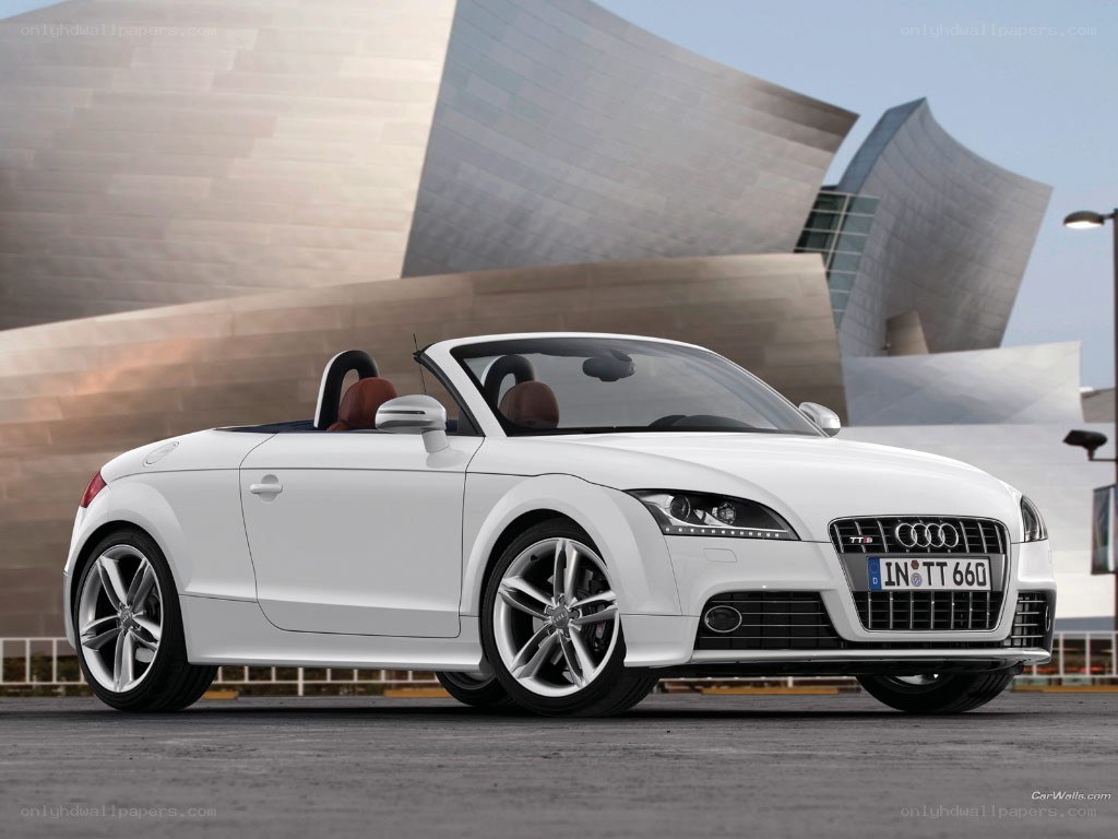 White Audi TT Roadster
