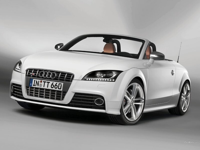 White Audi TT Roadster