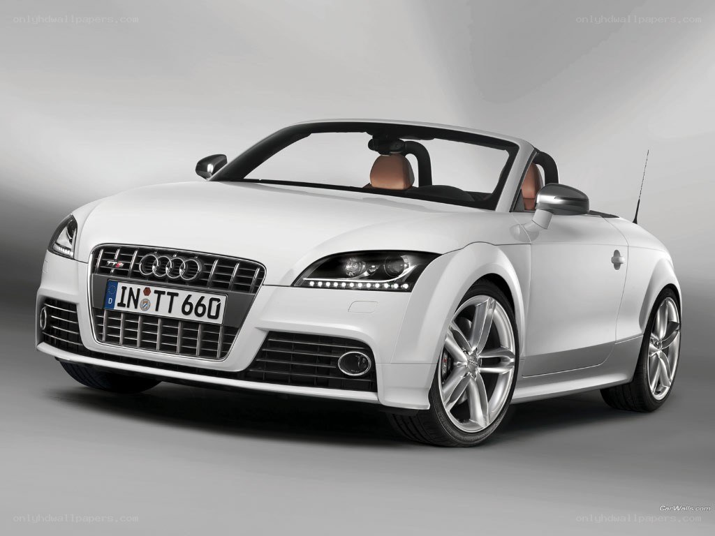 White Audi TT Roadster