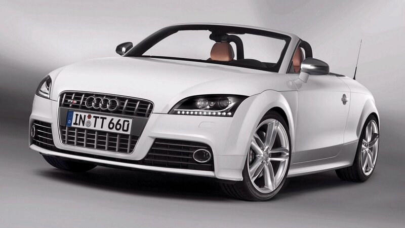 White Audi TT Roadster