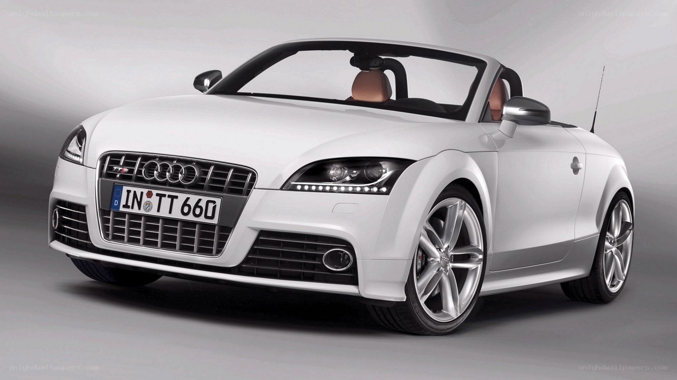 White Audi TT Roadster