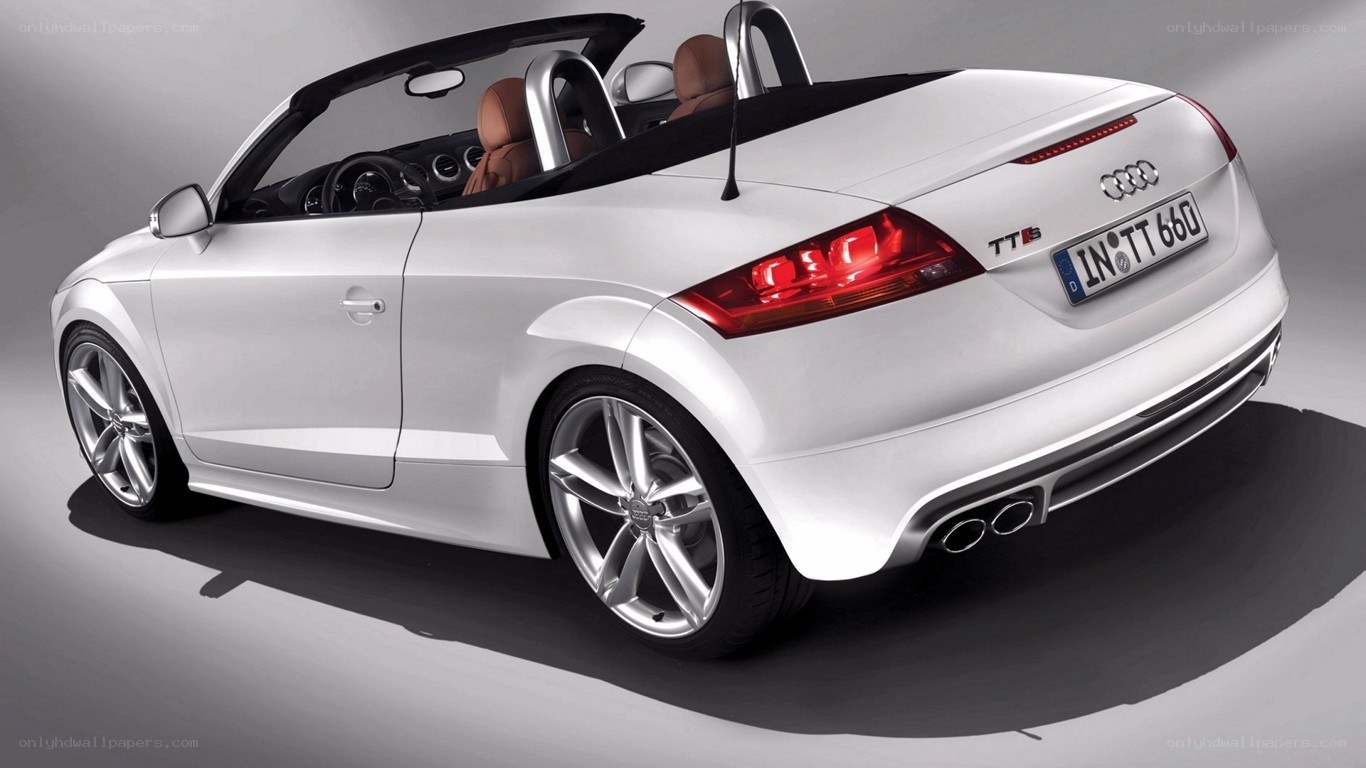White Audi TT Roadster