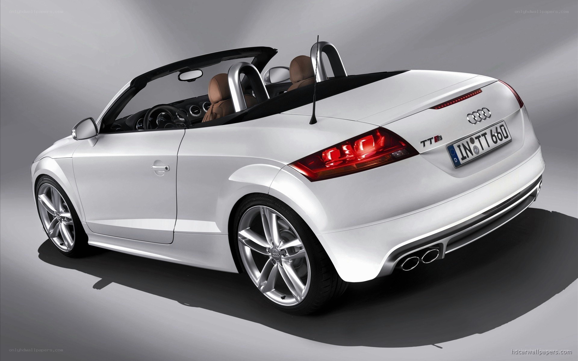 white audi tt roadster