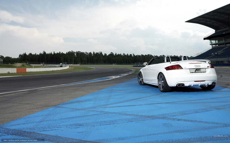 White Audi Tt Roadster — Calm, Afternoon