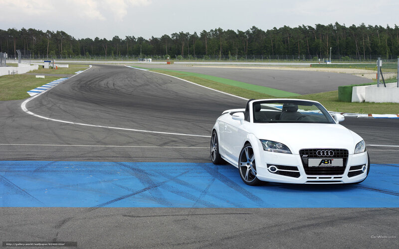 White Audi Tt Roadster — Calm