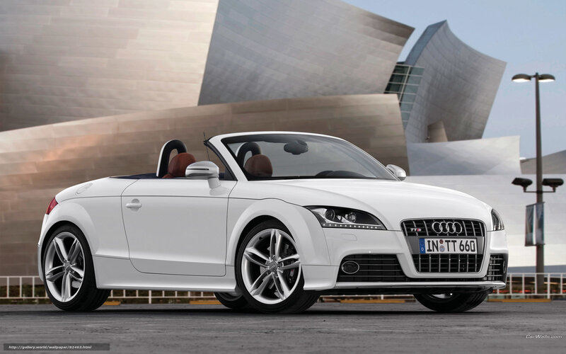White Audi Tt Roadster — Modern