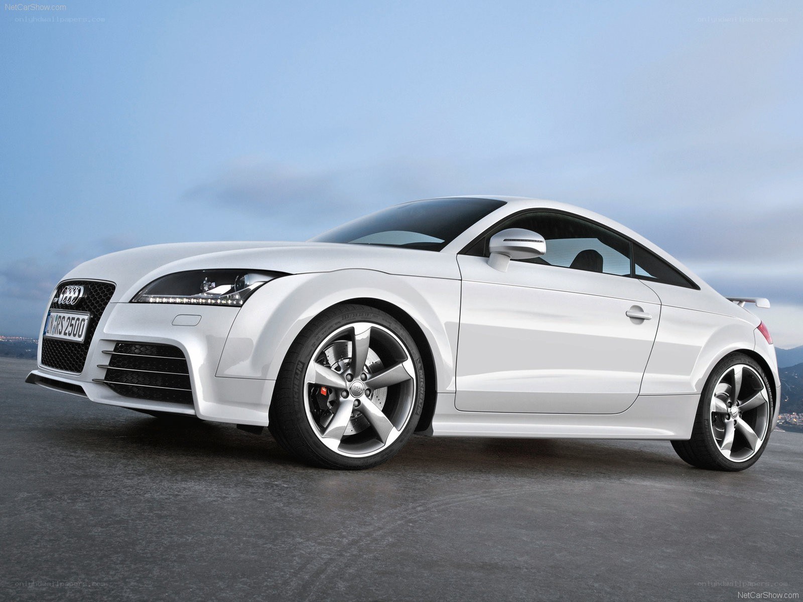 White Audi TT RS Coupe