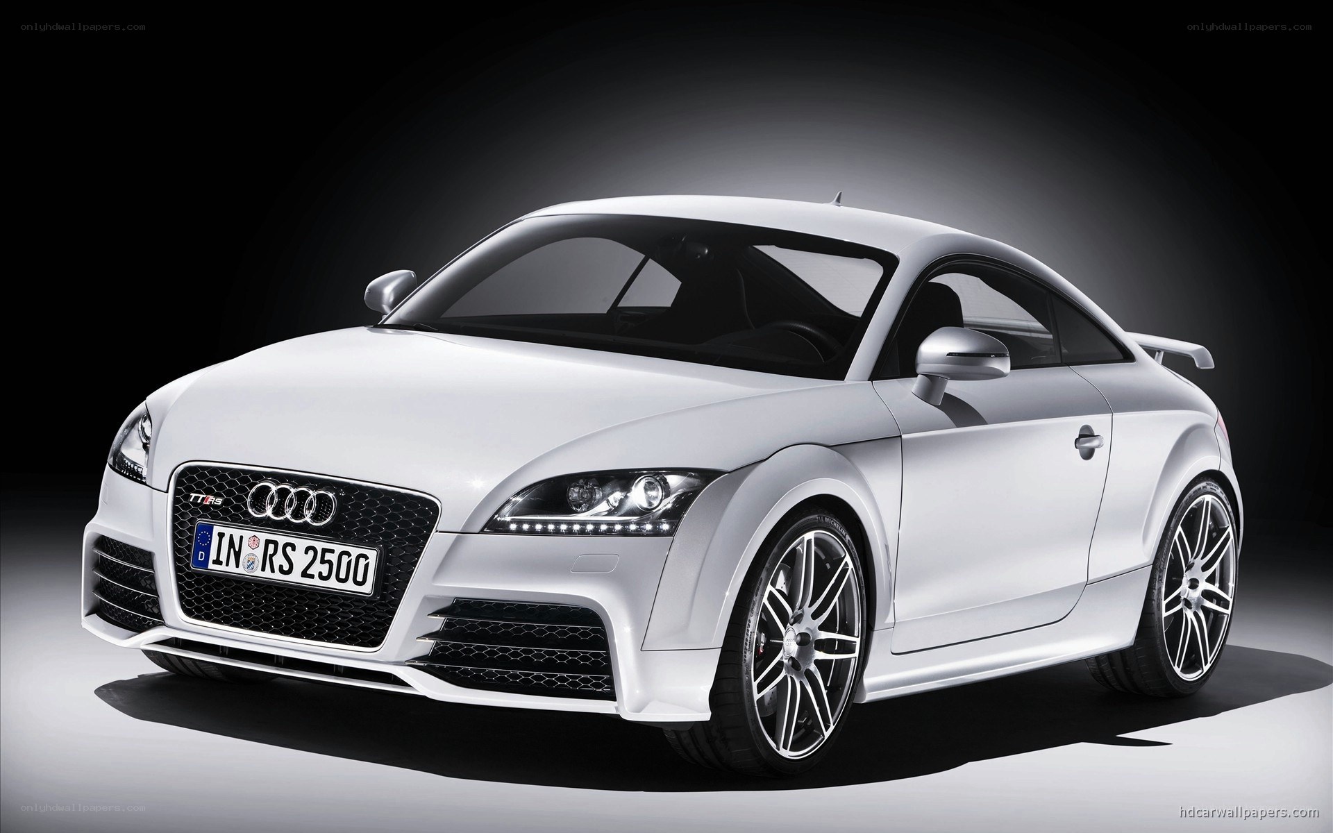 White Audi TT RS Coupe