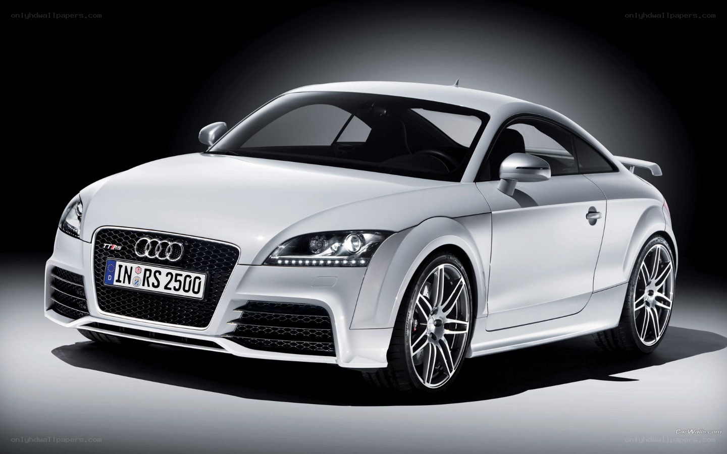 White Audi TT RS Coupe
