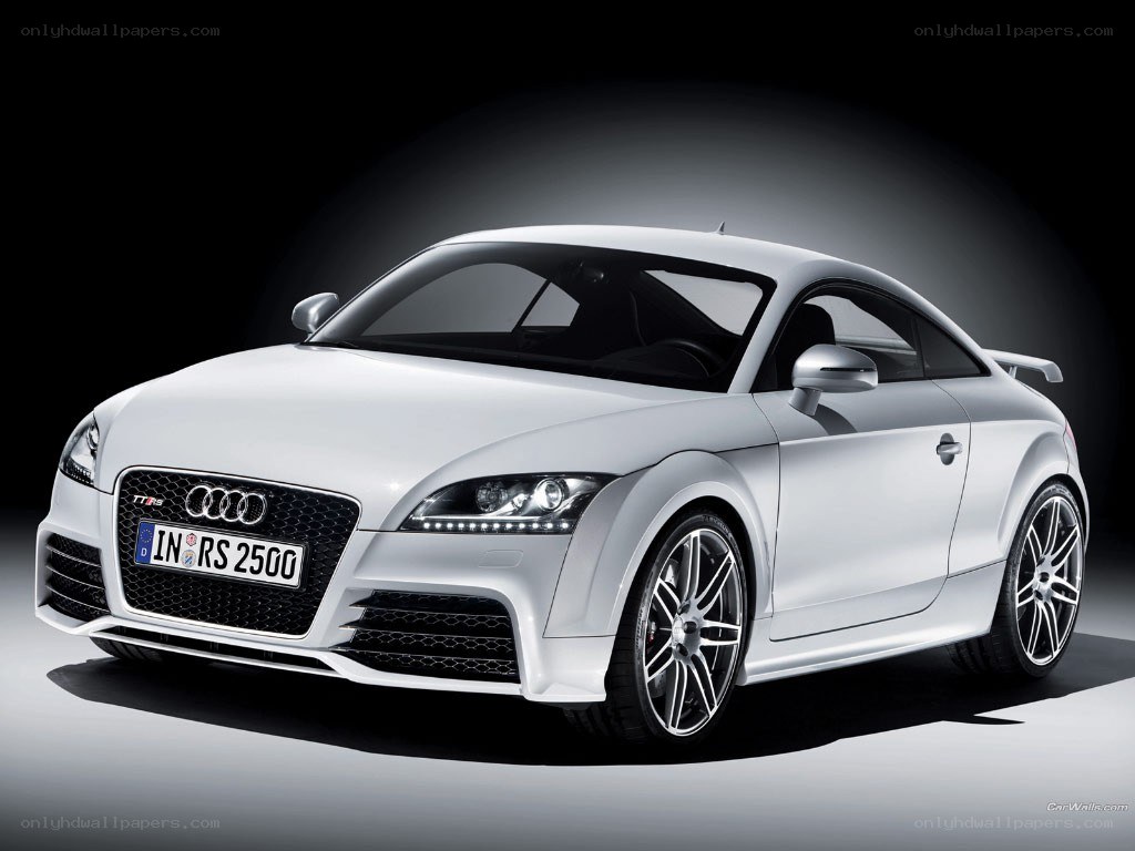 White Audi TT RS Coupe