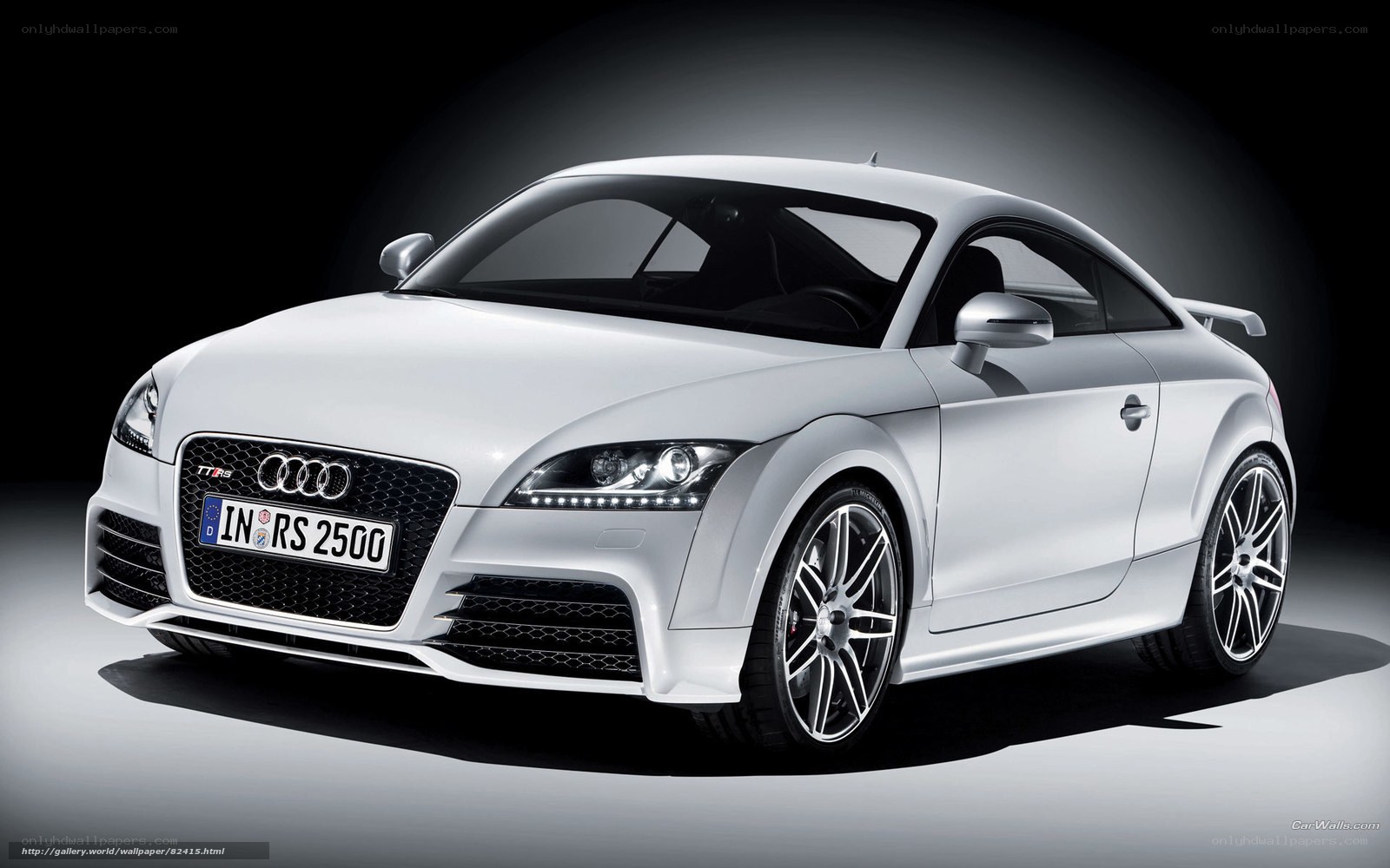 White Audi TT RS Coupe
