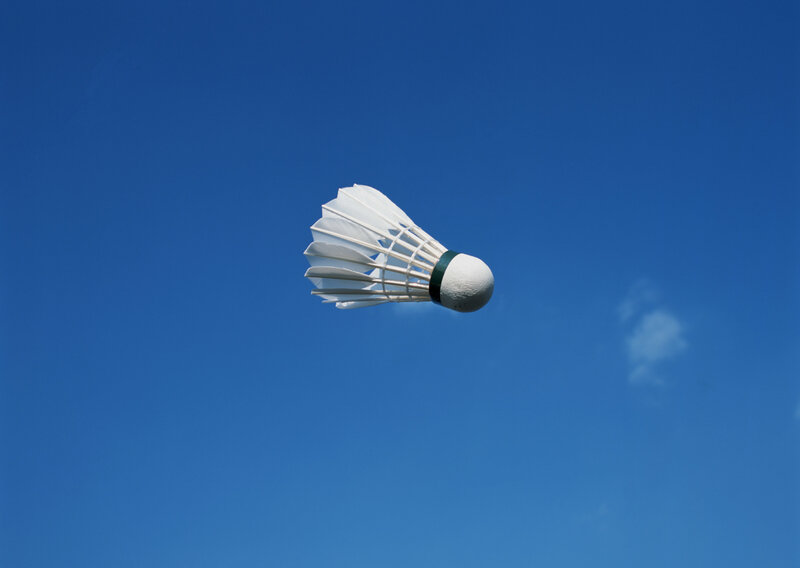 White Badminton Shuttlecock
