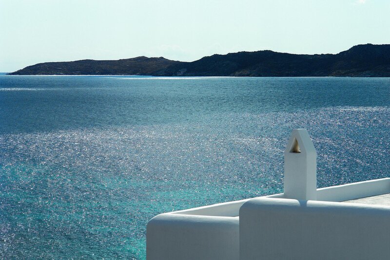 White Balcony Overlooking Sea