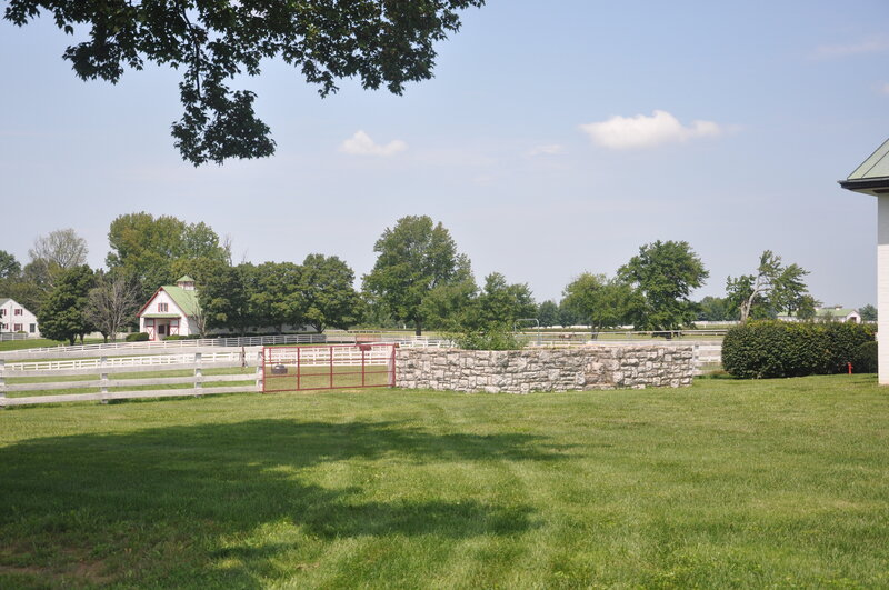 White Barn with Red Trim