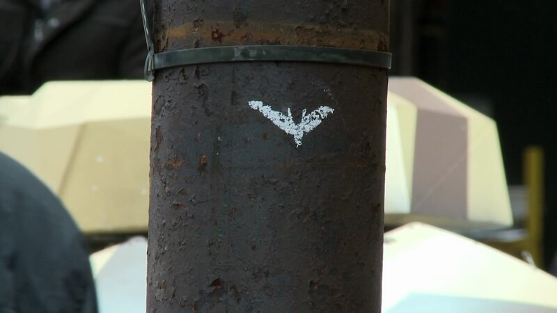 White Bat Symbol — Black, Neutral