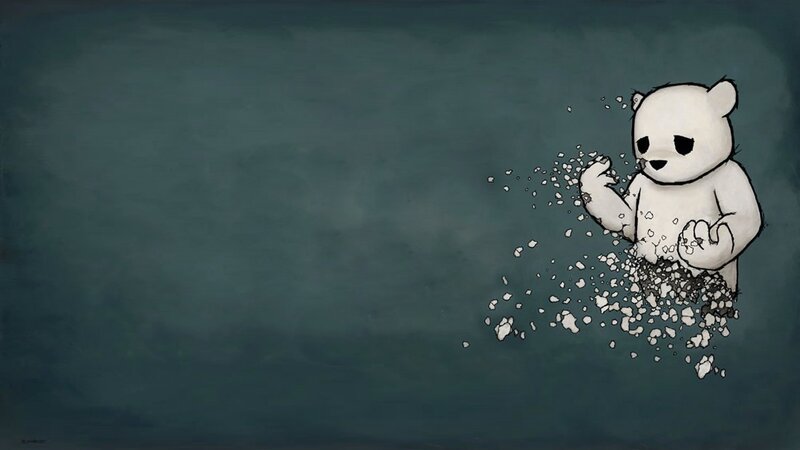 White Bear Crumbling