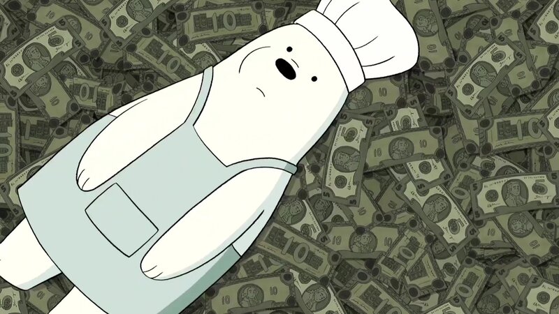 White Bear in Apron