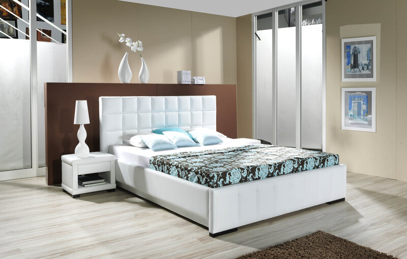 White Bed in Bedroom — Calm